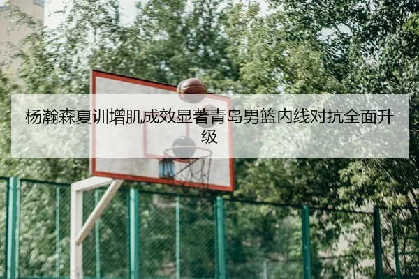 杨瀚森夏训增肌成效显著青岛男篮内线对抗全面升级